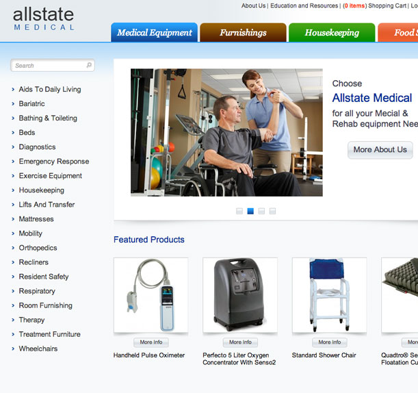 Allstate Medical Main Portfolio Image
