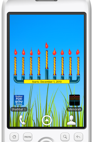 Android Menorah Widget